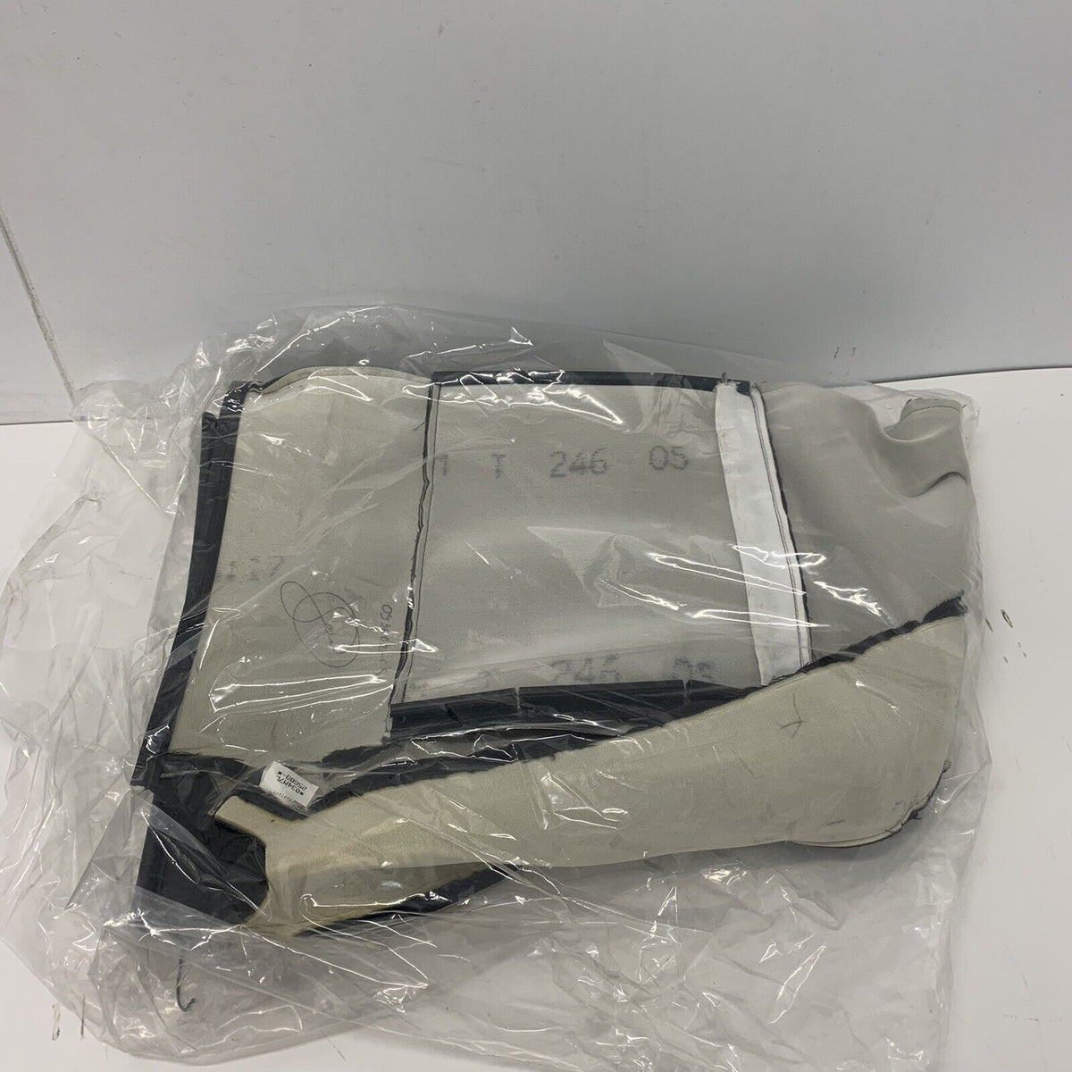 Backrest cover (cloth) with heater element anthracite/off-black  