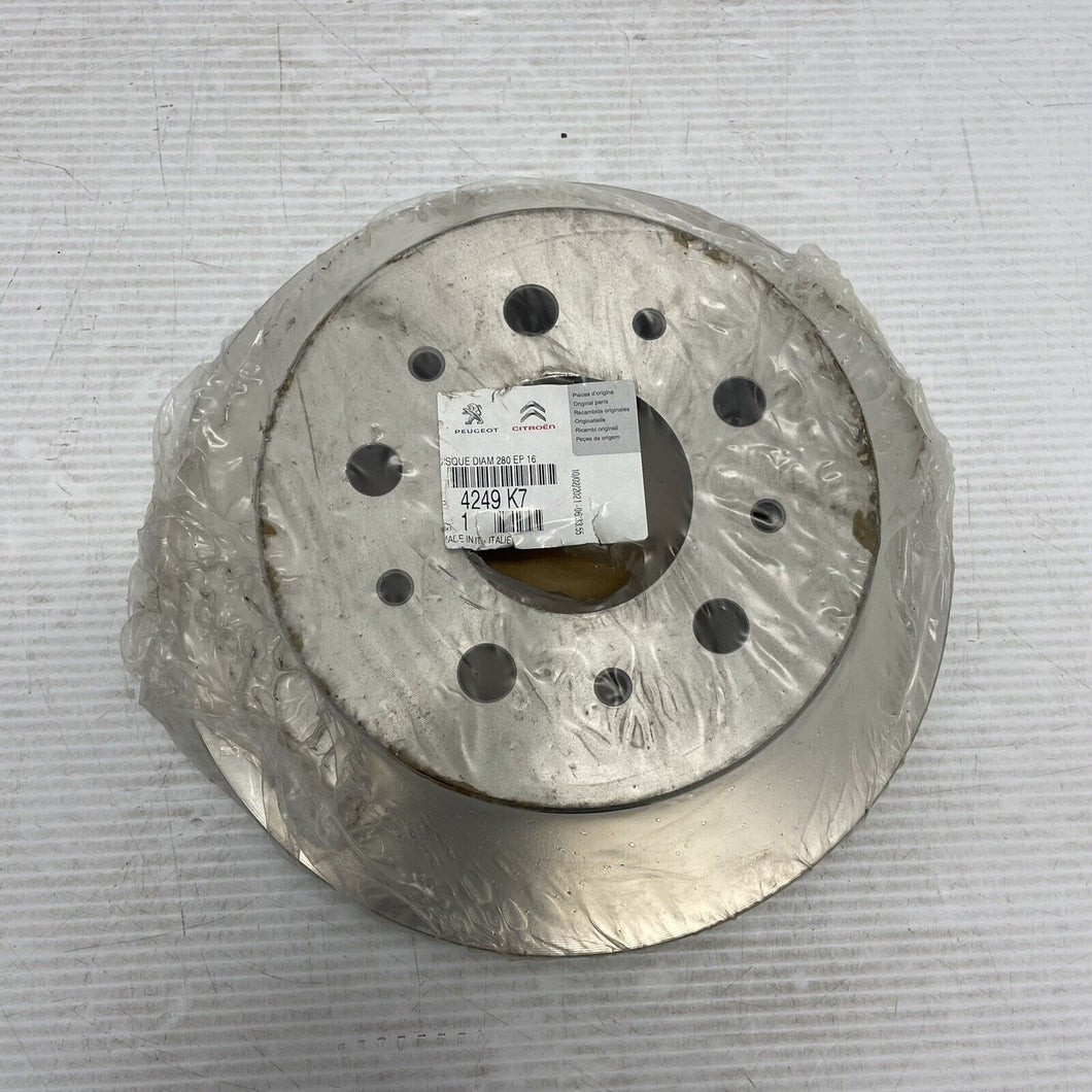 Genuine Citroen Peugeot Brake Disc 4249k7