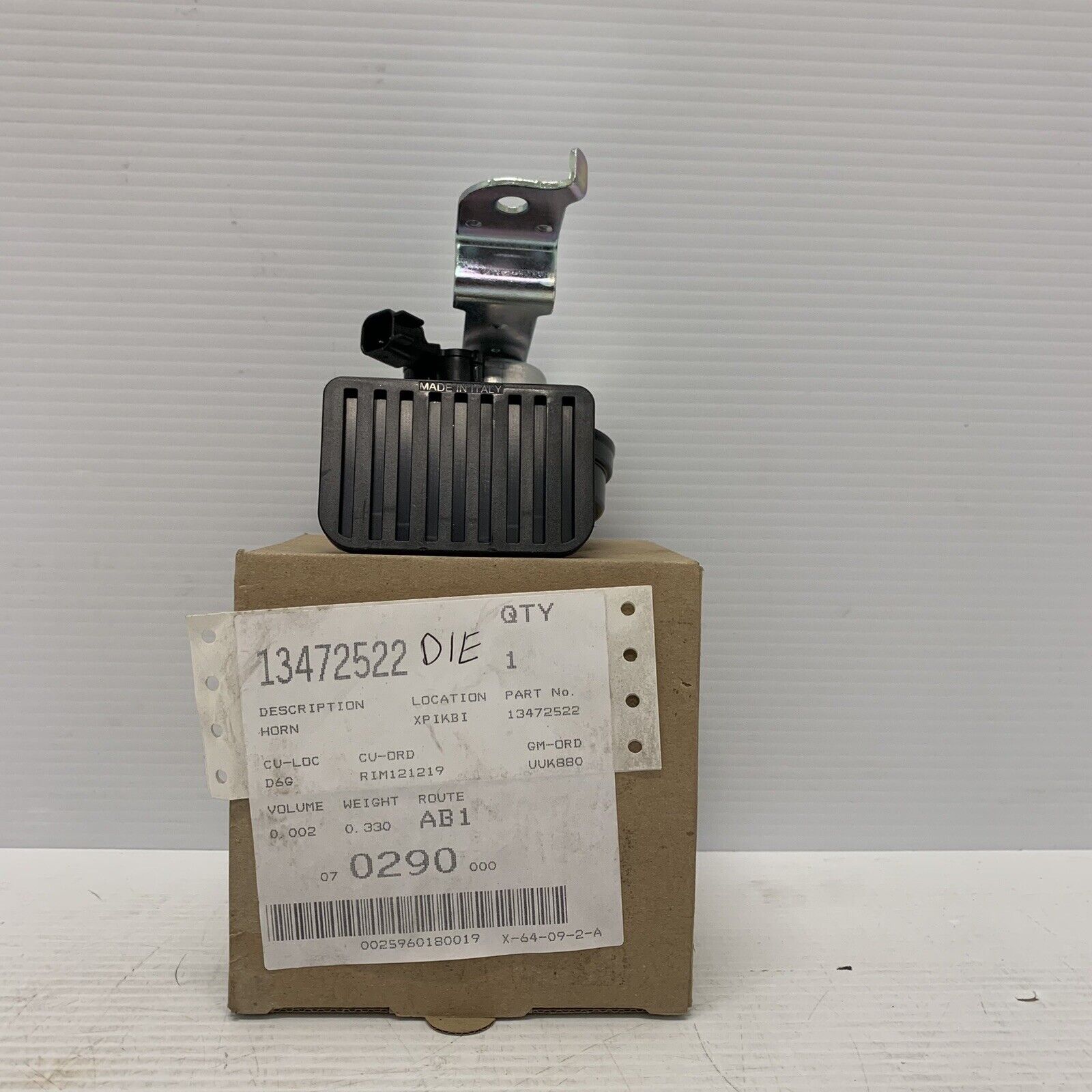 OEM VAUXHALL ASTRA J (2009-2014) HORN NEW 13472522 13409129 