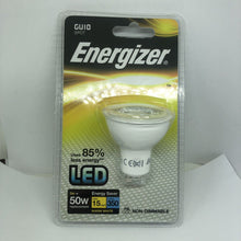 Load image into Gallery viewer, Energizer S8824 LED GU10 5w Equivalent to 50w Halogen Warm White Non-Dimmable