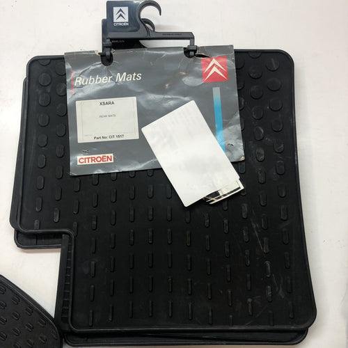 Genuine Citroen Xsara Rear Rubber Mat Set Brand New Cit1517