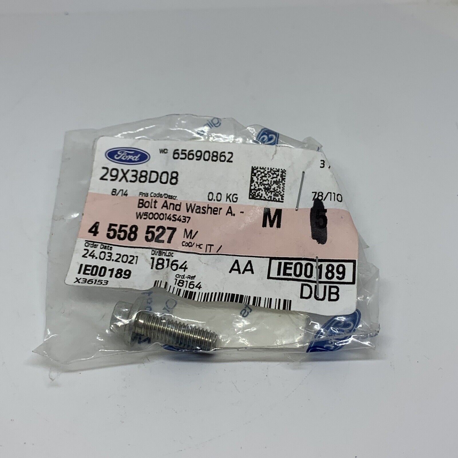 Genuine Ford Bolt And Washer Assy - Hex.Head | 4558527 x1 