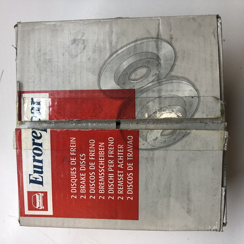 Genuine Eurorepar Pair Of Solid rear Brake Disc Replaces E169114