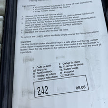 Load image into Gallery viewer, Generic Lock Nut Code 242 AR7551