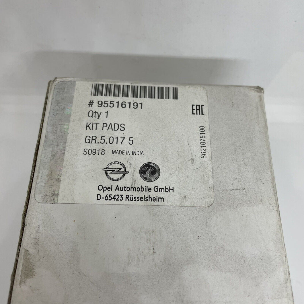 Front Brake Pad Ser 276mm Discs for Vauxhall Astra J 2009-16 95516191 Genuine OE