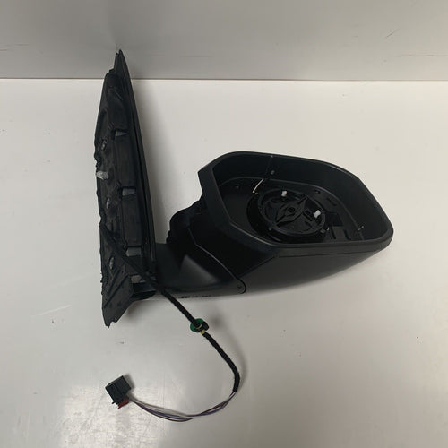 Exterior mirror housing satin black left rhd Volkswagen Caddy 2K 2K6857407A 9B9