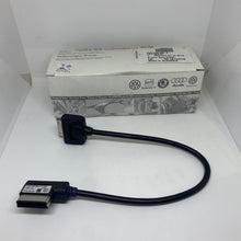 Load image into Gallery viewer, GENUINE VW SEAT SKODA MEDIA IN IPOD IPHONE LEAD CABLE ADAPTER MDI 5N0035554K