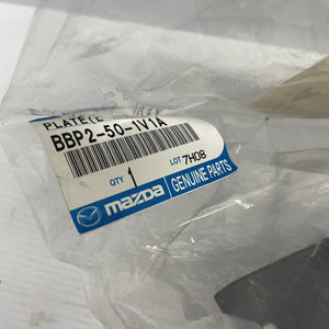 Genuine Mazda 3 Plate Seal BBP2501V1A