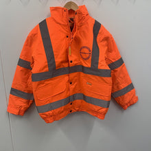 Load image into Gallery viewer, B-Seen Bomber Jacket Hi Vis Safety Fleece Lined Hood Waterproof (embroidered) M