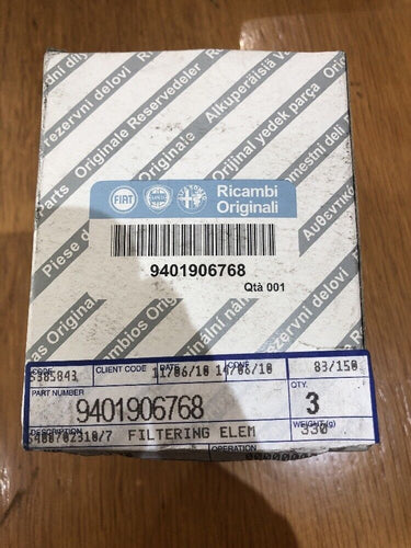 GENUINE Fiat/peugeot 206 307 406 806 CITROEN C5 -- 2.0 Hdi FUEL FILTER