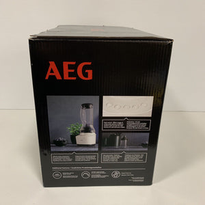 AEG Cb7-1-4cw Blender Glass Compact 7, 900 W, 2 Speed, 2 Recipes, 0.6 L