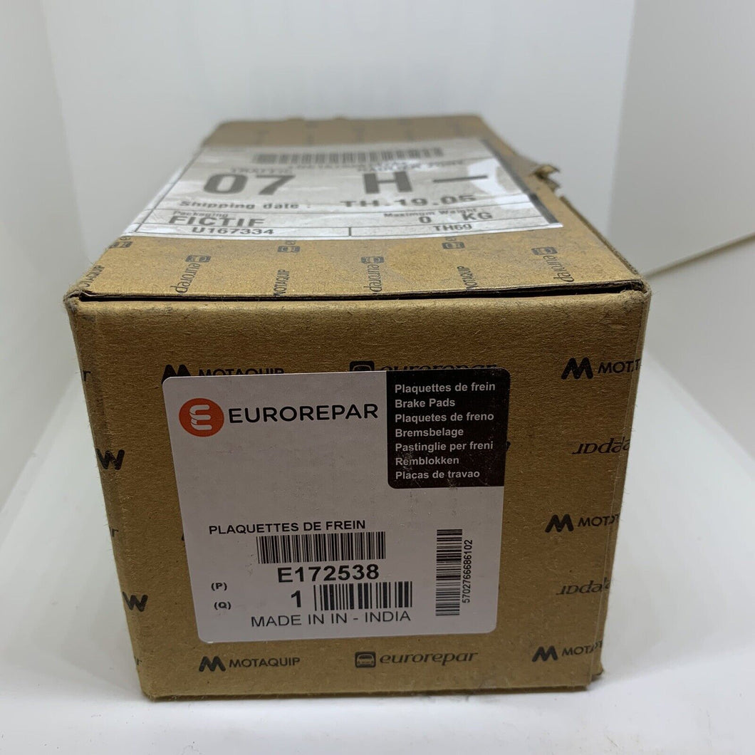 genuine eurorepar front brake pads a4/a6/quattro/a6/passat/estate/variant