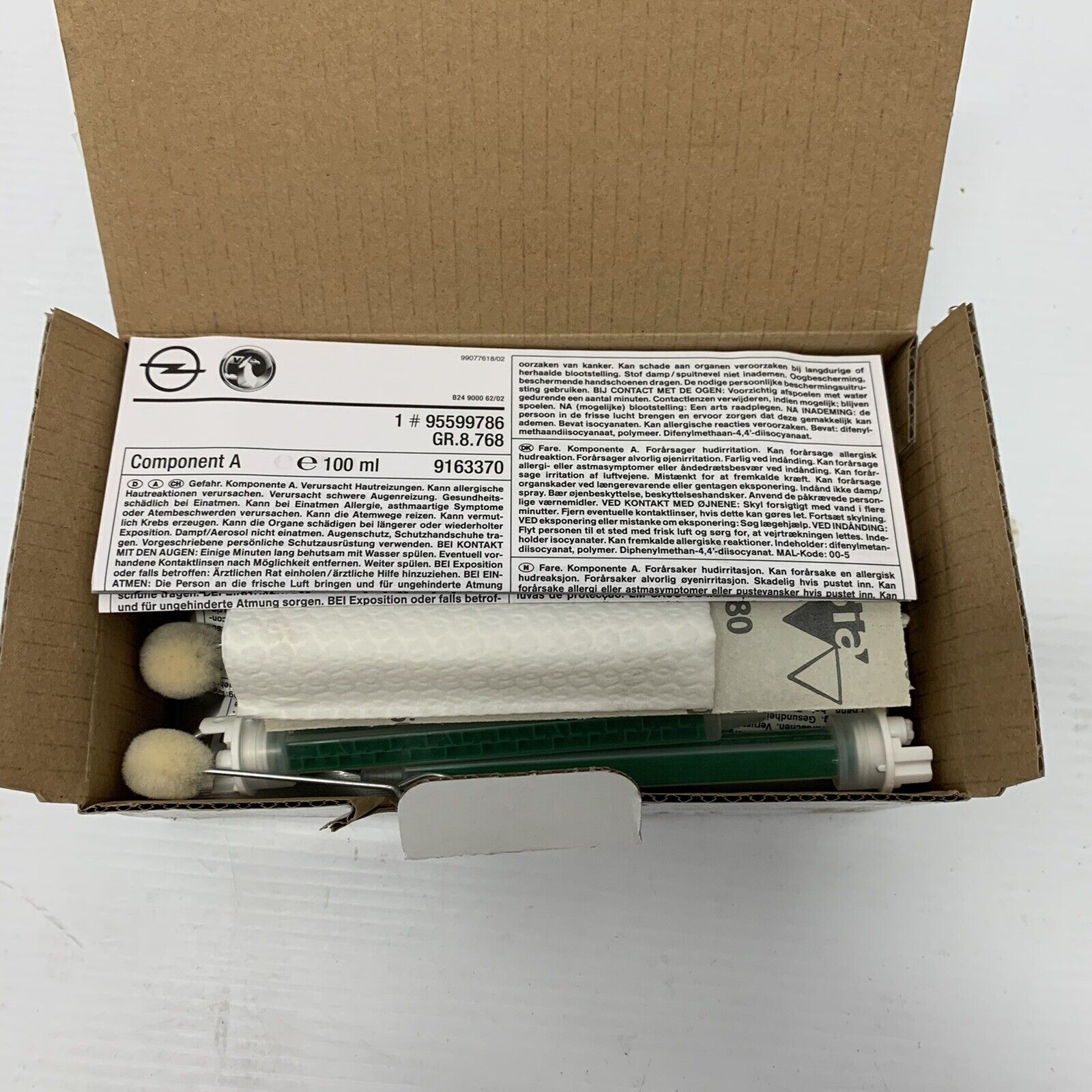 Genuine Vauxhall Adhesive kit For Plastic Parts 95599786 – Genuine 