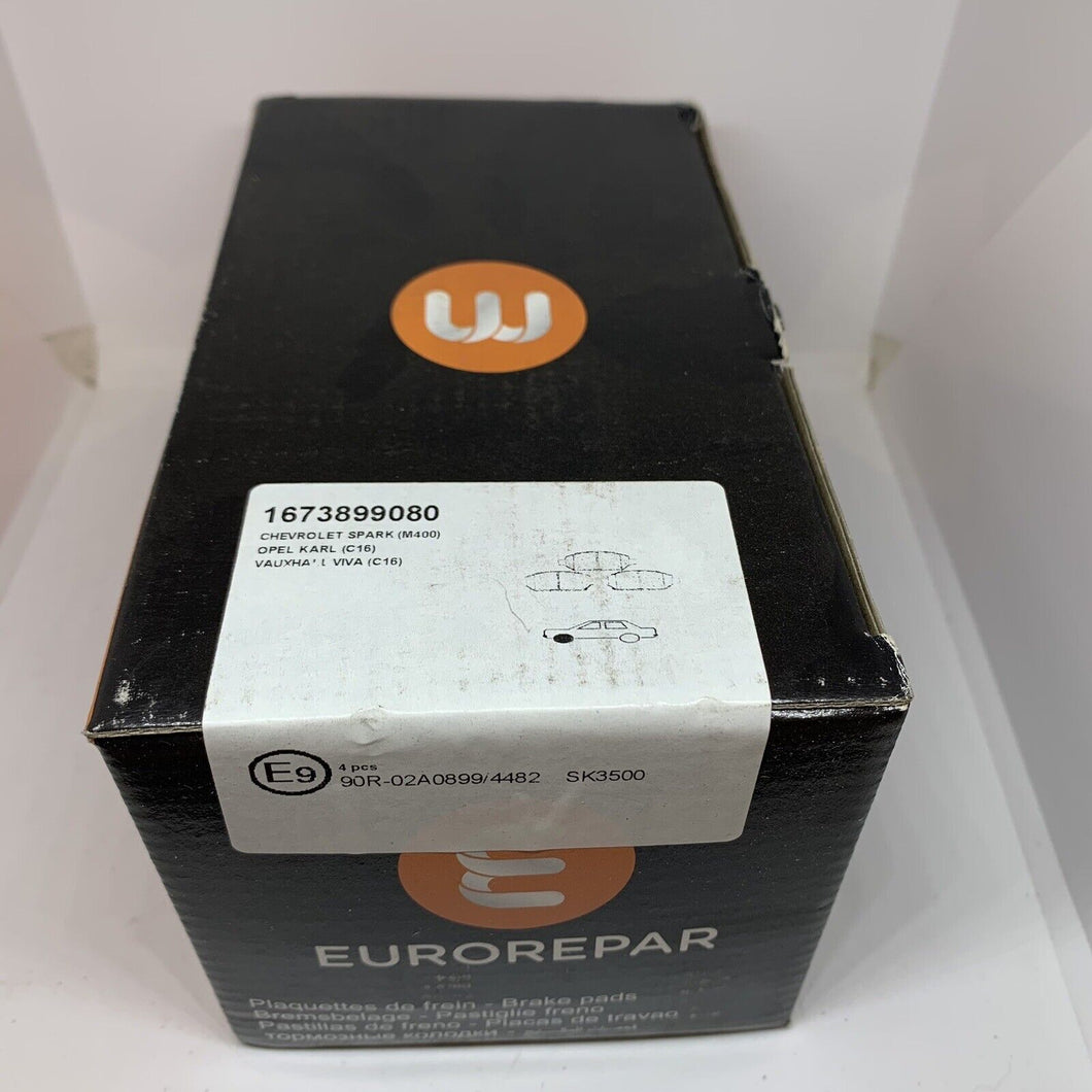 Genuine Eurorepar chevrolet/karl brake pads 1673899080