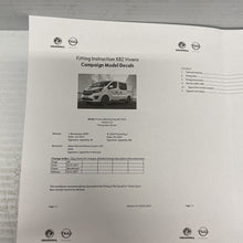 Load image into Gallery viewer, Genuine Vauxhall Vivaro X82 Decal Sticker Kit 13453017