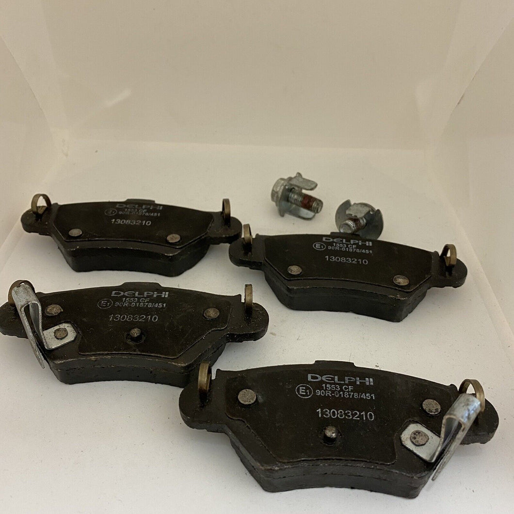 GENUINE DELPHI Rear Brake Pad Axle Set Inc Bolts LP1553