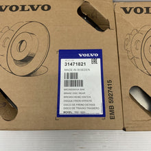 Load image into Gallery viewer, Genuine Volvo 31471821 BRAKE DISCS X2 S80 XC70 CROSS/COUNTRY/SUV S60 V70