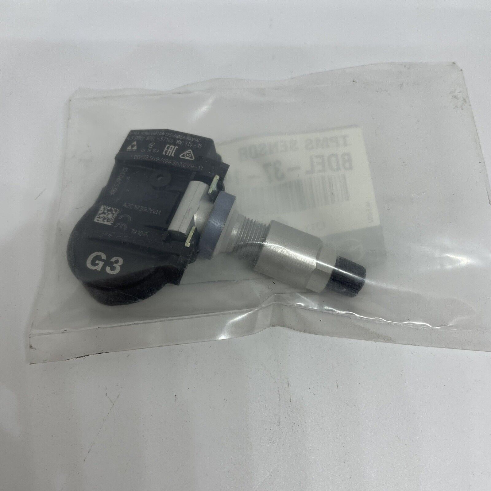 4x 315MHz TPMS Tire Pressure Sensors For Mazda – BHA4-37-140A, Clamp-In, No Programming