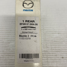 Load image into Gallery viewer, MAZDA 3 BK 2003-2009 REAR WIPER BLADE 350MM 14" !!!GENUINE!!! BP4M67330A9S
