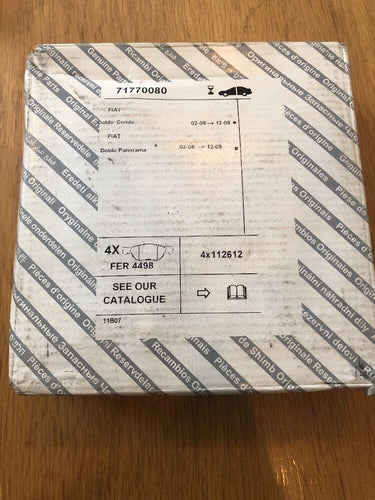 Genuine Fiat Doblo Combi 02/08-12/09 And Fiat Doblo Panorama 02/08-12/09