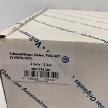 Load image into Gallery viewer, Genuine Volkswagen polo 6r 6c rear mud flap set 2g0075101