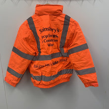 Load image into Gallery viewer, B-Seen Bomber Jacket Hi Vis Safety Fleece Lined Hood Waterproof (embroidered) M