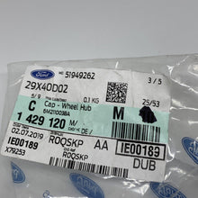 Load image into Gallery viewer, Genuine NEW Ford 54MM Alloy Wheel Centre Cap x1  1429120