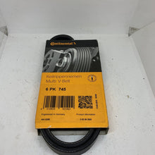 Load image into Gallery viewer, 6PK745 GENUINE CONTINENTAL ALTERNATOR FAN DRIVE BELT