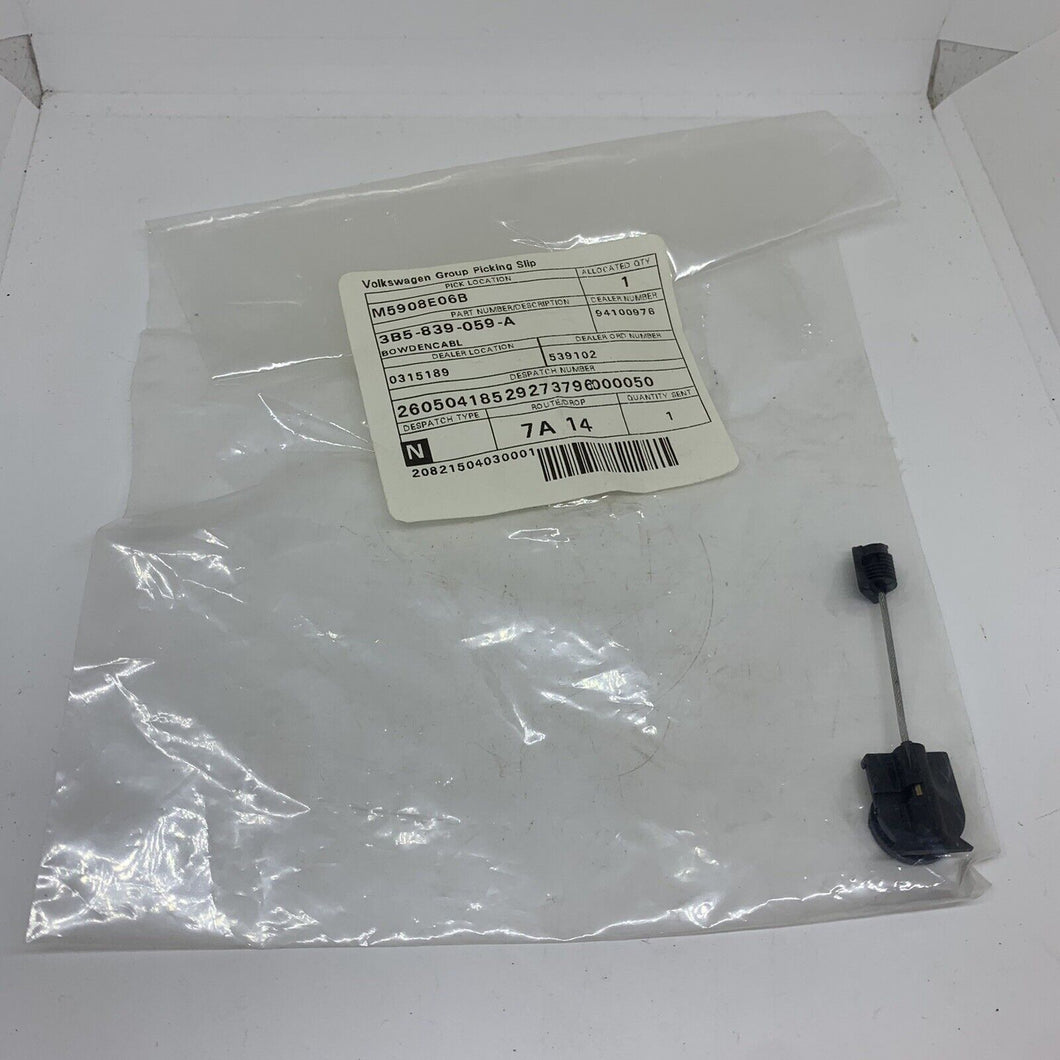 Genuine Cable With Clip Left VW SKODA AUDI Passat 4Motion Syncro 3B5839059A