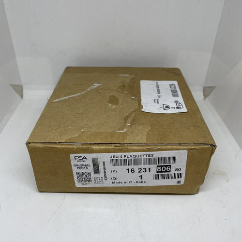GENUINE CITROEN/PEUGEOT FRONT BRAKE PADS PART 1637014580/1646186180 SOME MODELS