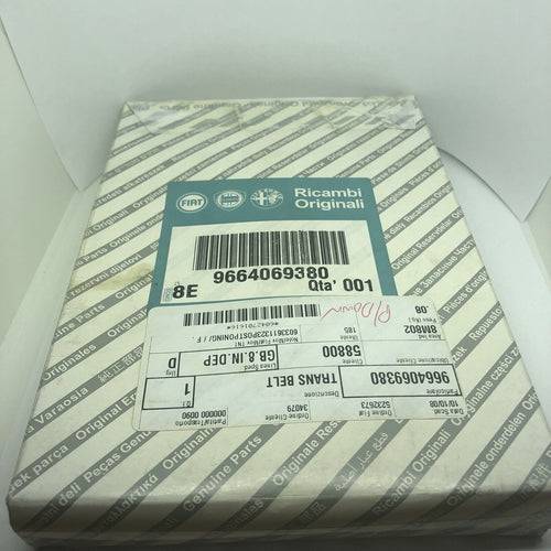 Genuine Fiat Alternator Drive V Belt Ducato 2.2 MultiJet 2006 to 2011 9664069380