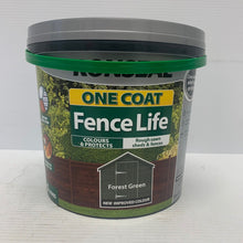 Load image into Gallery viewer, Ronseal 5L One Coat Fence Life Quick Dry Garden Shed &amp; Fence Paint All Colours
