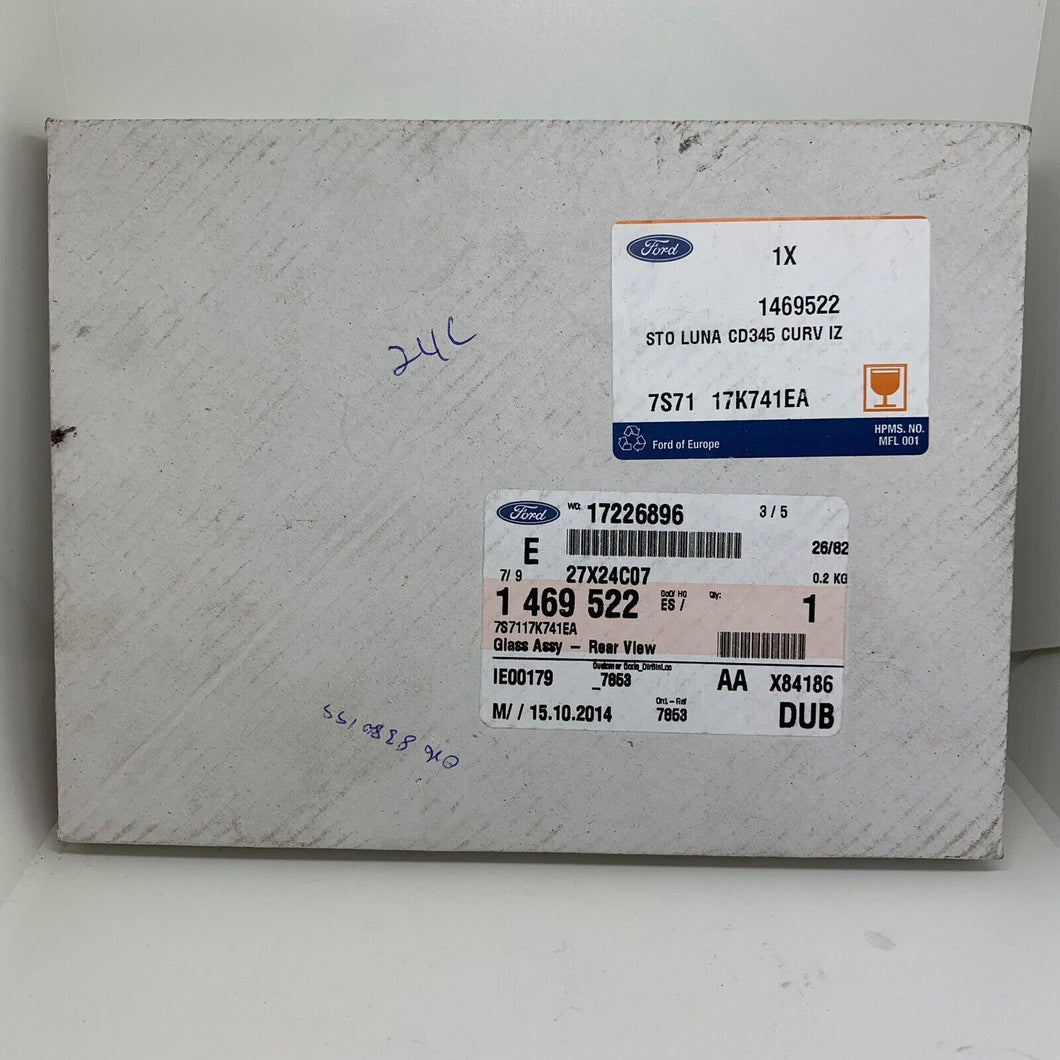 Ford Mondeo Turnier - Replacement Passenger Side NS Left Door Wing Mirror Glass