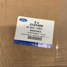 Load image into Gallery viewer, Genuine Ford EcoSport Front Vented Brake Discs  Set 4 Stud 2017- 2147409