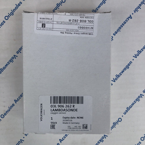 Genuine Audi Genuine A3 2013>2016 & TT 2015> Oxygen Sensor � 03L906262R