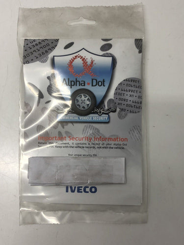 Genuine Alpha Dot Commercial Vehicle Security for Iveco