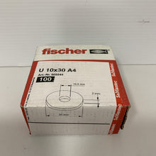 Load image into Gallery viewer, genuine fischer washers u 10x30 a4 100pcs 505544