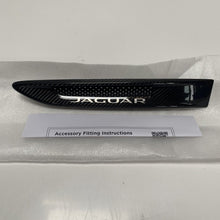 Load image into Gallery viewer, Genuine Jaguar XE Side Power Vent Wing Trim Carbon Fibre T2H6209