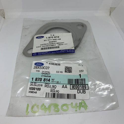 Genuine Ford Fiesta Mk8 B-Max 1.0 EcoBoost Front Exhaust Gasket 1870814