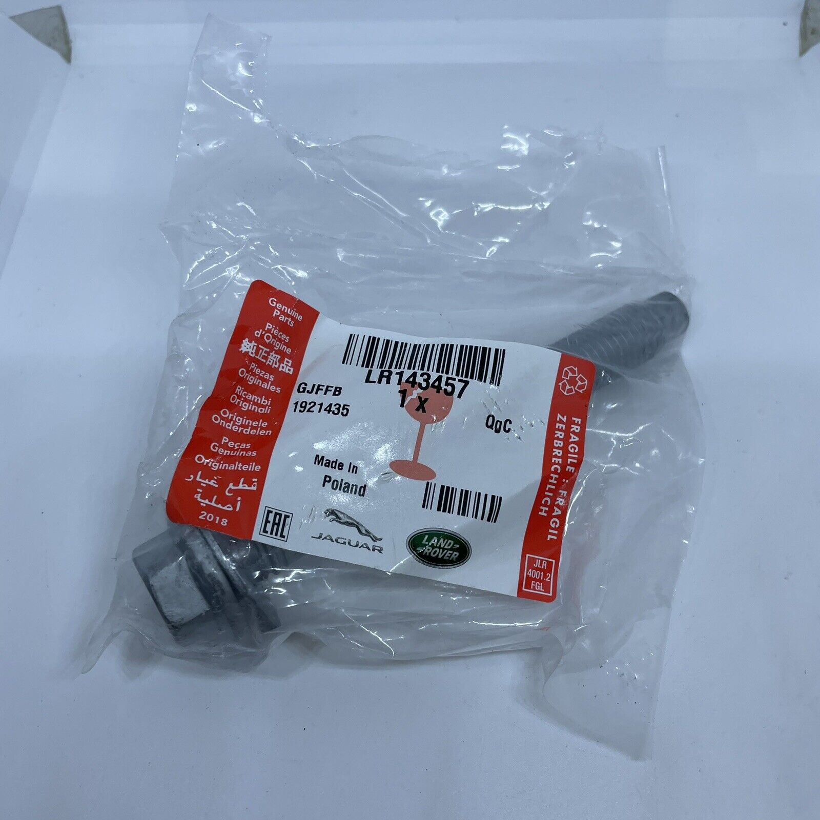 Suspension Control Arm Bolt LR143457 – Genuine Parts Ltd