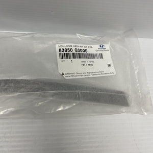 Genuine Hyundai Rear Door Moulding 83850G3000