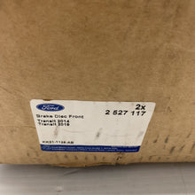 Load image into Gallery viewer, Genuine Ford Transit MK8 RWD Front Brake Discs Set Vented 308mm 14-18 2527117