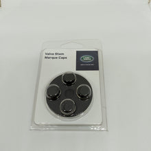 Load image into Gallery viewer, NEW GENUINE Land Rover Logo Tyre Valve Dust Caps - VPLRW0148