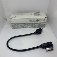 Load image into Gallery viewer, GENUINE VW SEAT SKODA MEDIA IN IPOD IPHONE LEAD CABLE ADAPTER MDI 5N0035554K