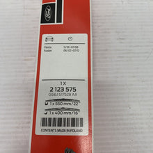 Load image into Gallery viewer, Genuine Ford EcoSport MK1 Fiesta MK 6 Front Wiper Blade Set of 2 2123575