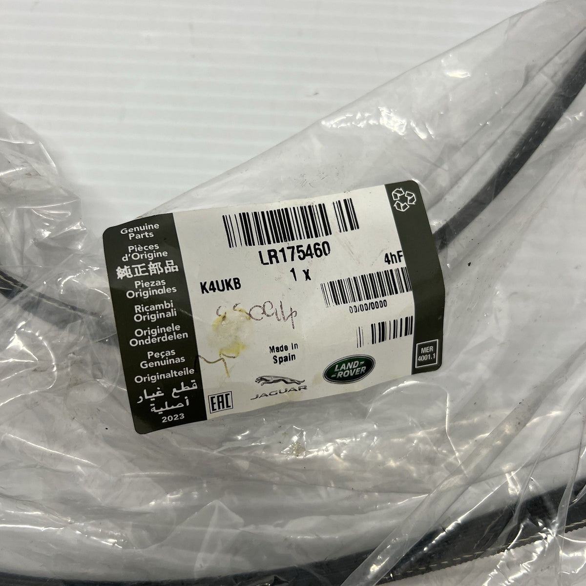 Genuine Range Rover Sport & Vogue 3.0 MHEV Primary Alternator Belt LR1 ...