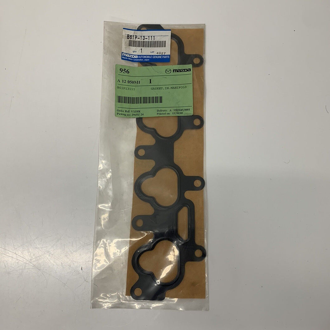 Gasket, inlet manifold to head, genuine Mazda B61P13111