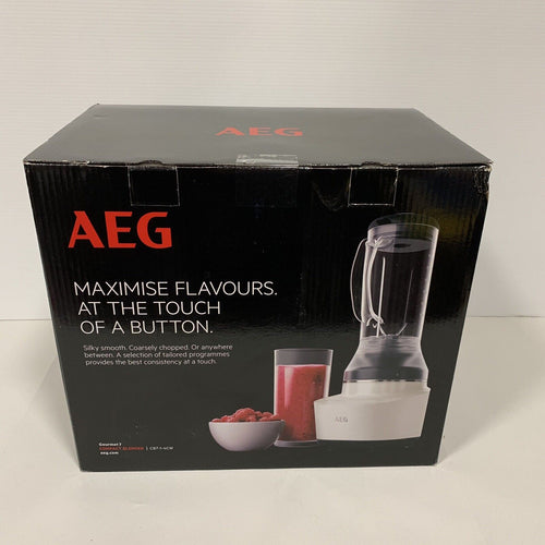 AEG Cb7-1-4cw Blender Glass Compact 7, 900 W, 2 Speed, 2 Recipes, 0.6 L