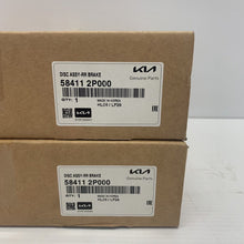 Load image into Gallery viewer, Genuine Hyundai Santa FE  Kia Sorento I II Carnival III 302mm Brake Discs PAIR