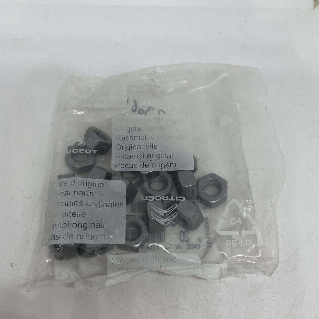 6939C2 Bag of Self Locking Nuts M8x125 - Genuine PEUGEOT CITROEN Part